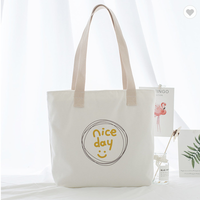 Bom preço. Bolsa de tecido de algodão Calico Eco-friendly Tote para compras on-line