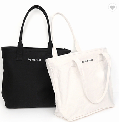 Bom preço. Reciclado 10oz 12oz branco preto de lona Tote Saco de algodão orgânico para mulheres on-line