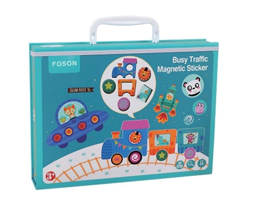 Bom preço. Tráfego Atarefado Educacional Magnético Puzzle Stickers Para Crianças on-line