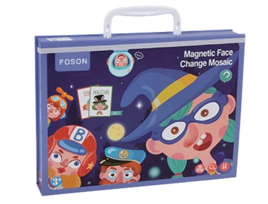 Bom preço. ECO Jogos Educativos de Madeira para Meninos Magnético Rosto Engraçado Puzzle Para 2 Anos de Idade on-line