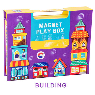 Bom preço. Pre-escola Magnético Puzzle Jigsaw Magnetic Play Box Blocos de construção on-line
